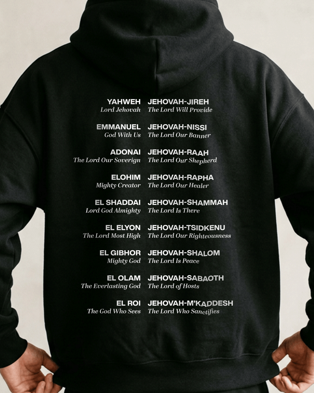 Names Above all Names Unisex Hoodie